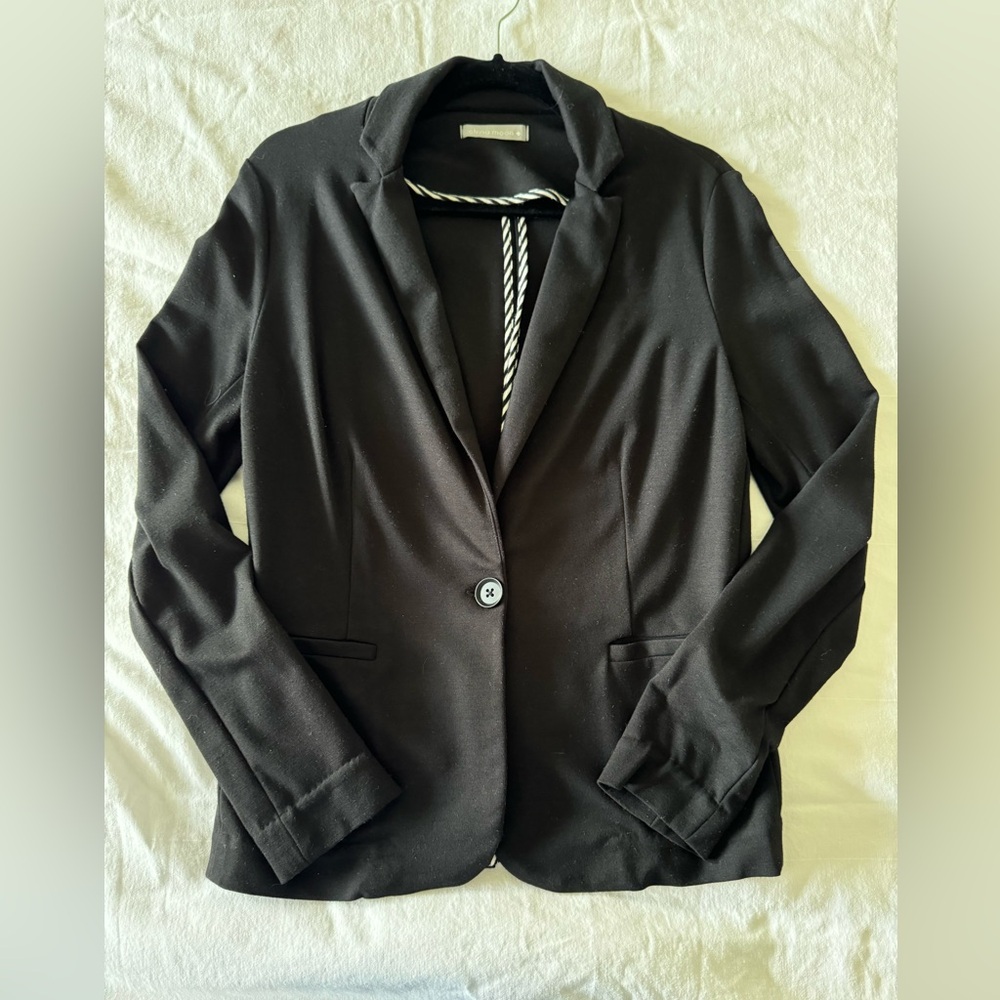 Soft cotton black Blazer